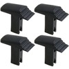 Heyous 4PCS Telescopic Ladder Switch Button Black Plastic Ladder Accessory