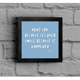 The Victorian Printing Co - Dr Seuss Quote - Birthday Framed Print, Black Frame
