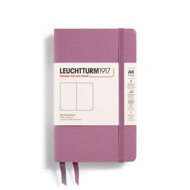 LEUCHTTURM1917 372353 Notebook Pocket (A6), Hardcover, 187 Numbered Pages, Dusty Rose, Blank