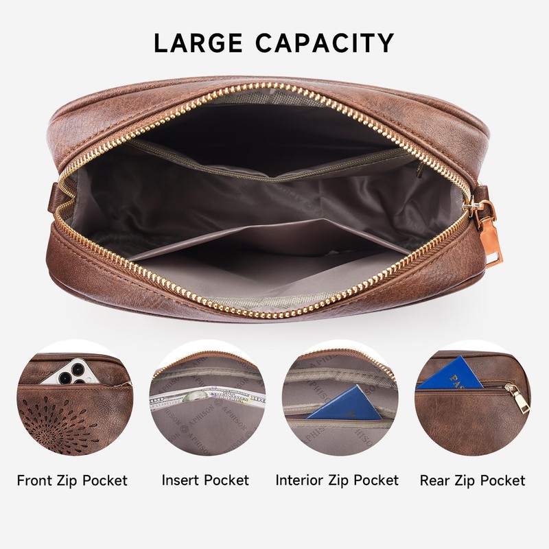 APHISON Crossbody Bags for Women Trendy,Vegan Leather Small Crossbody Purses