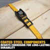 DEWALT DXBC90042 Black/Yellow 1” x 12’ Cam-Buckle Straps - 500