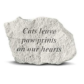 Kay Berry- Inc. 78420 Cats Leave Paw Prints On Our Hearts - Memorial - 5 Inches x 3.25 Inches
