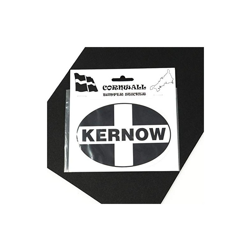 Kernow Cornish St Pirans Flag Car Sticker