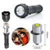 JRSHOME 2Pcs P13.5S LED Flashlight Bulbs, 2024 Upgrade Light for