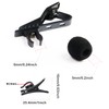 AUGSUN 18Pcs Lapel Microphone Clips Replacement Kit, 6Pcs Lavalier Mic