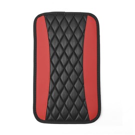 LICQIC Car Center Console Pad, Car Armrest Cushion Cover, Car Armrest Seat Box Cover Protector for Most Vehicle, SUV, Truck, Car, Red
