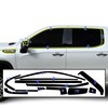 BOGAR TECH DESIGNS Side Window Trim Chrome Delete Overlay Film