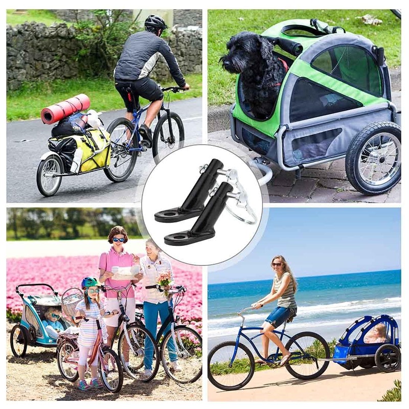 Set of 2 Bicycle Towing Hitching, Bicycle Trailer, Bicycle Trailer,