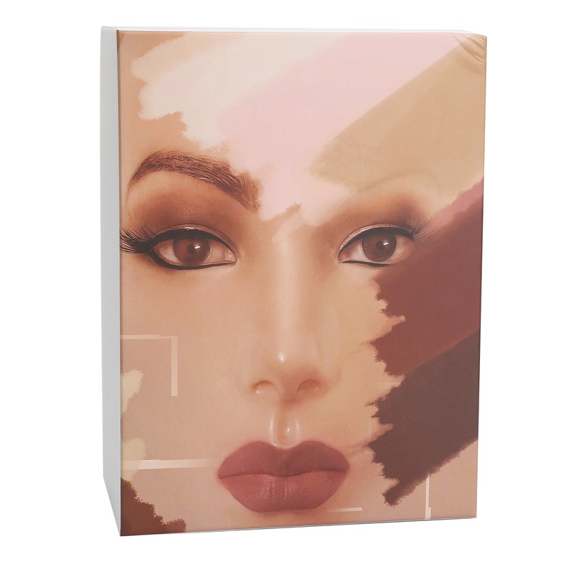 Silicone Makeup Practice Full Face Board with 20ml Cleansing Oil