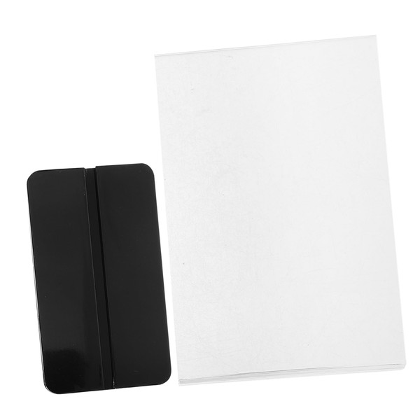 Operitacx 3pcs Transparent Stand Poster Frames Digital Signage Paper Holder