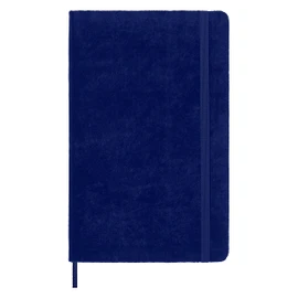 Moleskine Lined Notebook, Limited Edition Velvet Collection, Velvet Hard Cover and Elastic Closure, Purple Colour, Large Format, 144 Pages