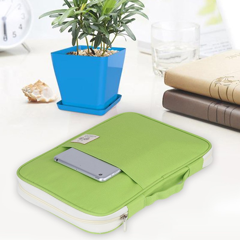 A4 Document Bag File Folder Portfolio Organizer Computer Notebook Zippered