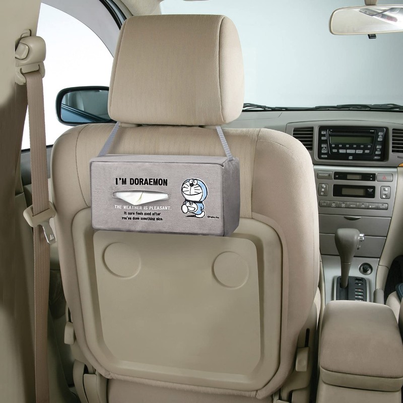 Meiho DE004 Doraemon Tissue Case with Velcro Strap Gray
