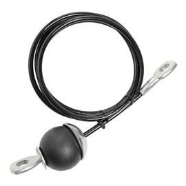 Vishusju Pulley Cable Thick 5mm Steel Wire Rope for Cable Machines Home Gym Equipment Replacement Fitness Exercise Attachment (98")