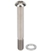 Saddle Clamp Seatpost Titanium Alloy Bolt Screw Gasket for Brompton