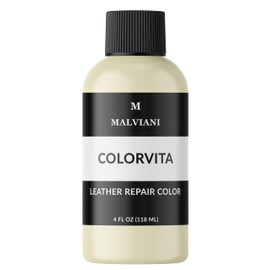 MALVIANI Leather Repair Color Restorer - Cream - Repair Furniture, Couch, Car Seat & Sofa - 4 oz.