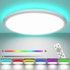 Peasur 25CM LED Ceiling Light 3000-6000K, 24W 3200LM Bathroom Light