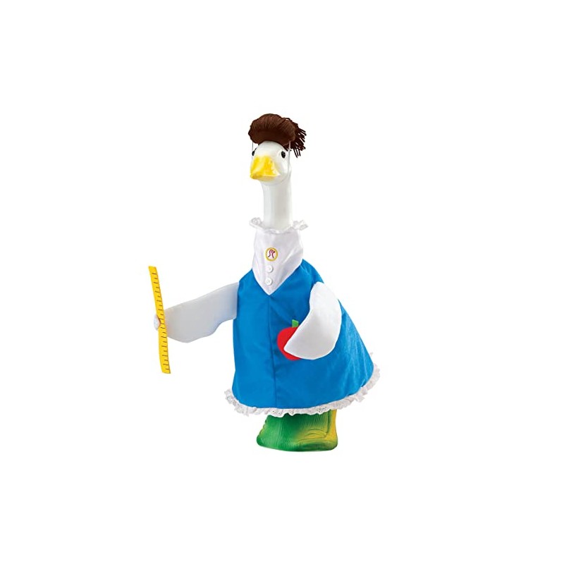 Fox Valley Traders Teacher Goose Outfit, Seasonal Decor, 100% Polyester,