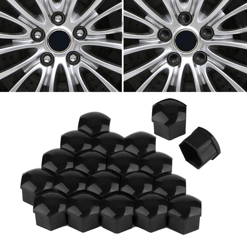Car Wheel Nut Cap Covers - 20pcs, 21mm Nut Protection