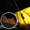 COM-FOUR® 4x guy ropes, each 4m for camping, reflective in