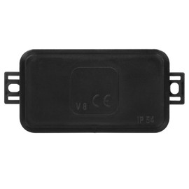 Miratic Junction Box Waterproof IP54 Junction Box Outdoor Waterproof with 8 Rubber Nozzles Junction Box Surface-Mounted Robust and Safe Electrical Installation for Outdoor Use (Black)