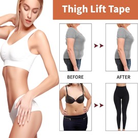 20Pcs Lift and Glow Patches Legs,Body Shaping Tape - Invisible Adhesive Thigh Lift Tape for Temporary Cosmetic Use