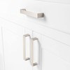 BEROSSA 10 Pack 5 Inch Brushed Nickel Cabinet Pulls Satin