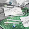 JIMMIDDA 8 Pcs Gel Pens with Black Ink, 0.7mm Fidget