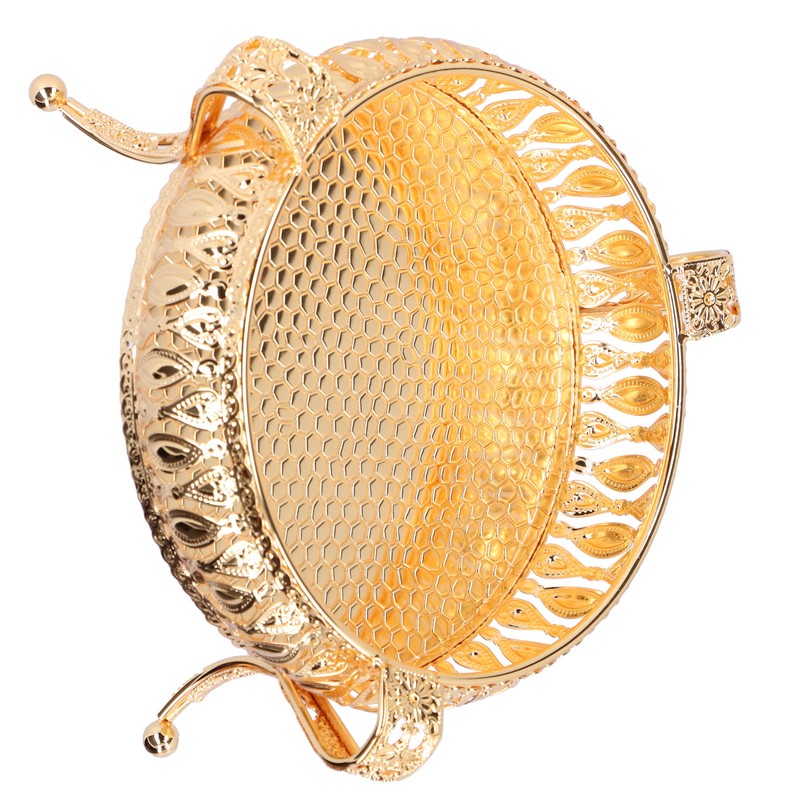 Fruit Tray Metal Round Place Snacks Small Jewelry Multifunctional Home