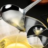 Generic Ladle Spoon, Silver, 1 pc, Stainless Steel, Classic, 7.87