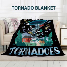Tornado Blanket, Gifts for Weather Enthusiasts, Tornado Gifts, Just a Boy Who Loves Tornado Blanket 50" x 60", Meteorologist Gifts, Weather Related Gifts, Weather Gifts for Kids Birthday Christmas