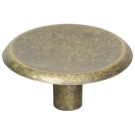 Laurey 20205 Modern Standards Cabinet Hardware Knob, 1.5 Inch, Antique Brass