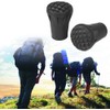 【10個セット】カラー：ブラックトレッキングポール 登山 軽量 登山ステッキ ステッキ 取り替え 交換用 ゴムカバー ストック