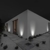 Ledvion LED Garden Spotlight Aluminium, IP65, GU10 Socket, 1 m