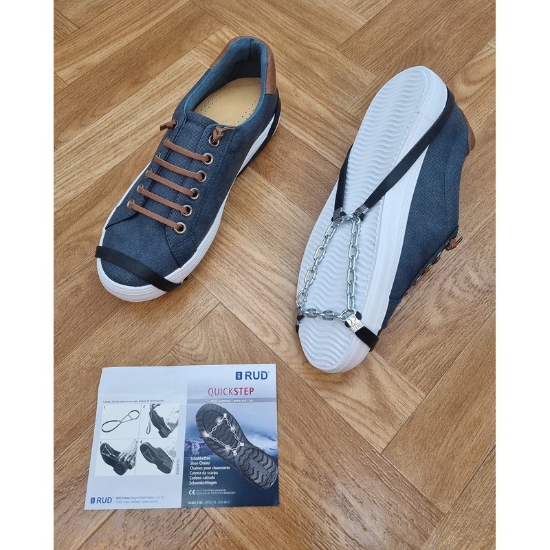 RUD Gleitschutzkette Quick Step Schneekette für Schuhe - Bester Grip