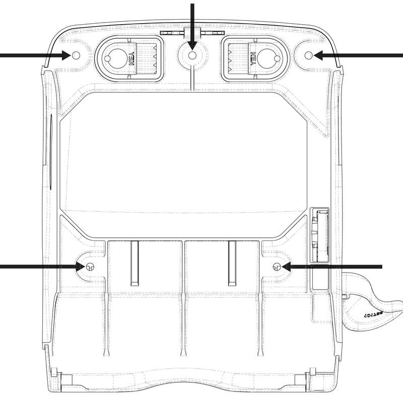 San Jamar Classic Element Paper Towel Dispenser Wall-Mounted Commercial Roll