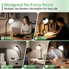 Desk Lamps for Home Office,Small LED Reading Lamp,5000K Eye-Care Desk