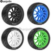 Chanjorlin 1/10 RC On Road Racing Tires and Wheels 12mm