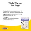 DURVET 12-Pack Triple Wormer Tablets for Puppies and Small Dogs