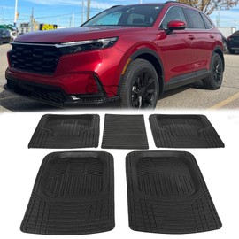 DREAMIZER 5PCS/Set Car Floor Mats Carpets Waterproof  All-weather For Honda CR-V CRV