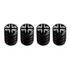 Marcraft Corrosion Resistant (Black) (Laser Engraved Union Jacks) Metal Tyre