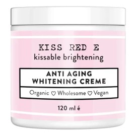 Crema Aclaradora Facial Kiss Red E Kissable Brightening Vegana Hipoalergénica 120ml