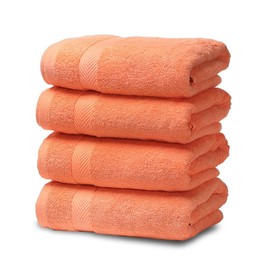 Bath Towels 4070 Papel Towel Premium Set is Suitable for Bathroom SPA High Water Absorption Rate Soft and Non-Fading Four Towel Gift (ColorD) (C)     
