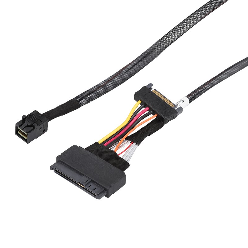 Mini SAS SFF-8643 to SFF-8639 U.2 4CH Connector Wire Cable