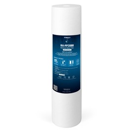Ronaqua 20" x 4.5" Big Sediment Replacement Water Filter Cartridge, 20 Micron, NSF Certified, for Whole House, Compatible with 155358-43, 2PP20BB1M, AP810-2, FPMB-BB5-20, P5-20BB, SDC-45-2005