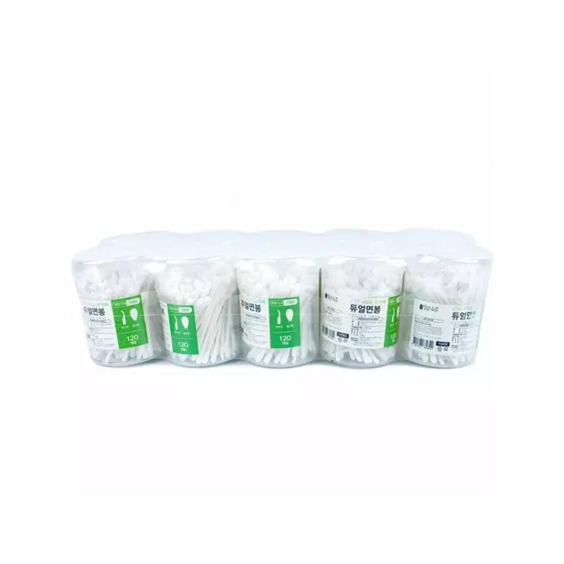 추천제품 신상 둥근형 120개 귀이개 종이 10통 듀얼면봉 Recommended Product