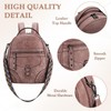 Small Backpack Purse for Women,VASCHY Cute Vegen Leather Mini Backpack
