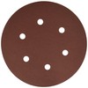 Bosch SR6R240 6-Inch Hook & Loop Sanding Disc, 6-Hole, Red,
