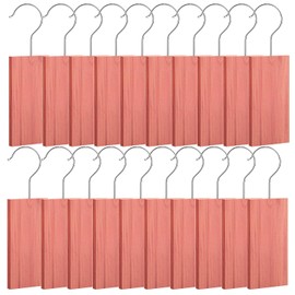 Cedar Blocks for Clothes Storage, 20 Pack Natural Cedar Planks Hang Ups, Aromatic Cedar Wood for Closets