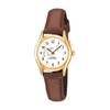Casio Womens Brown Leather Analog Watch LTP1094Q-7B9